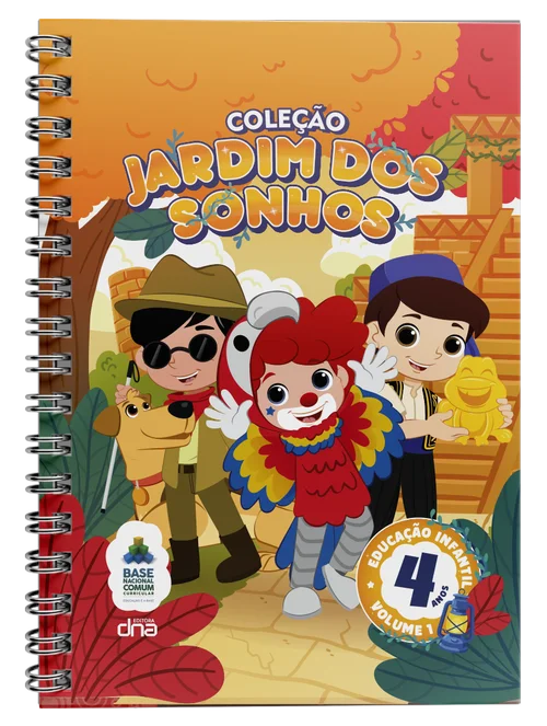 Capa de 4 anos jardim dos sonhos